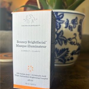 Drunk Elephant bouncy brightfacial masque illuminateur Brand New!50ml/1.…